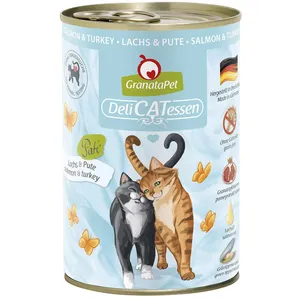 6x400g DeliCatessen canard / volaille Granatapet - Nourriture pour Chat pas cher