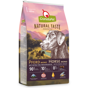 Lot économique : 2x 12kg GranataPet Natural Taste Monoprotéine Cheval ... pas cher