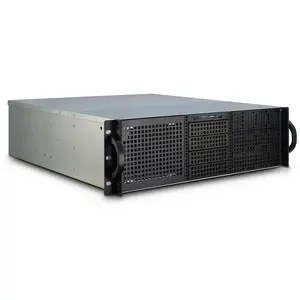 Comparateur de prix : Inter-Tech 3U-30248 Support Noir, Acier inoxydable 88887107