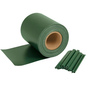 Zelsius Bande d'intimité pour tapis à double tringle 35 m x 19 cm vert pas cher