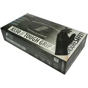 Comparateur de prix : Nitras - Gants jetables Nitril Tough Grip n 8330 - Taille:10