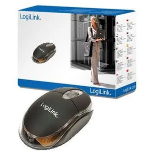 Souris optique LogiLink - Mini-souris USB avec LED - Noir pas cher