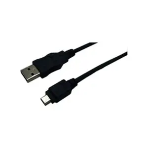 Câble de connexion - USB 2.0 A vers mini USB 5 broches - 2 mètres Noir Logilink pas cher