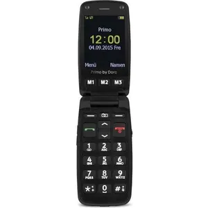 DORO Doro Primo 406 6,1 cm (2.4") 115 g Noir, Argent Téléphone d'entrée de gamme pas cher