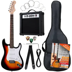 Rocktile Banger's Pack set guitare électrique Sunburst, 7 pièces pas cher