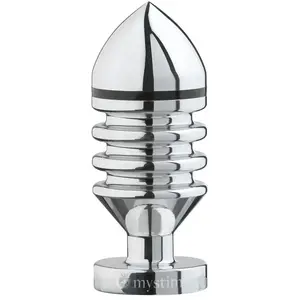 Mystim Plug Anal Aluminium E-Stim Hector Helix LVendu parrue-des-plaisirs
