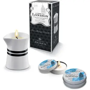 Petits Joujoux Bougie de Massage Mini A Trip to London Rhubarbe, Cassis & Ambre pas cher