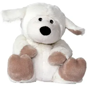Warmies mouton câlin chaud 23 cm blanc pas cher