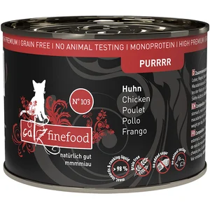 6x200g poulet No. 103 Purrrr Catz finefood - Nourriture pour Chat pas cher