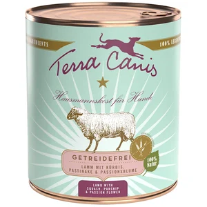 Comparateur de prix : 6x800g Terra Canis sans céréales agneau, potiron, panais, passiflore - Pâtée pour chien