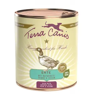Comparateur de prix : Terra Canis 6 x 800 g pour chien - canard, riz brun, betterave rouge, ...
