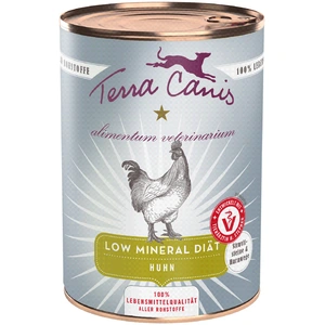 Terra Canis Alimentum Veterinarium Low Mineral Diet 6 x 400 g pour chien - poulet pas cher