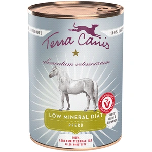 Terra Canis Alimentum Veterinarium Low Mineral Diet 6 x 400 g pour chien - cheval pas cher