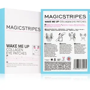 Patchs pour les yeux au collagène Wake Me Up Magicstripes pas cher