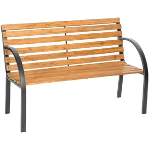 Comparateur de prix : TECTAKE Banc de jardin MICHA 2 places 119,5x 62x83cm