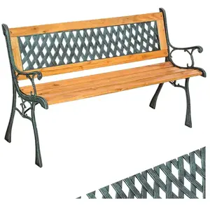 TECTAKE Banc de jardin TAMARA 2 places 128 x 51 x 73 cmVendu pardarty