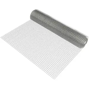 Pro.tec Grillage Métallique - 1 m x 25 m Gris pas cher