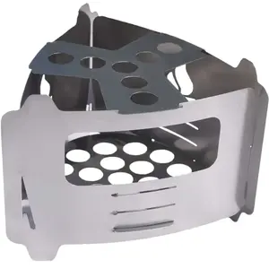 Bushcraft Essentials - Bushbox Ultralight - Réchaud à combustible sec metallic pas cher