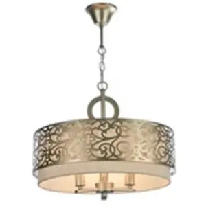 Maytoni Venera Plafonnier cylindrique en laiton, 3 lumières, E14 pas cher
