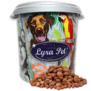 Lyra Pet - 10 kg de noyaux de cacahuètes ® avec peau dans un bac de 30...Vendu paramazon