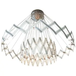 SERIEN LIGHTING lampe à suspension ZOOM XL 2 (brossé - Acier Inox)