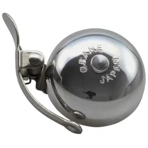 Crane Bell Co. Mini Suzu Sonnette De Vélo Polished pas cher
