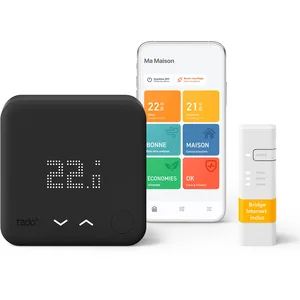 Thermostat connecté TADO connecté Filaire Kit V3+ Noir pas cher