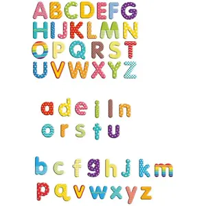 Eduplay Lettres aimantées avec boîte, 100 pcs pas cher