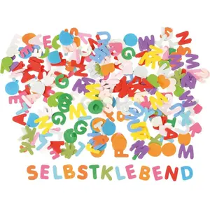 Comparateur de prix : Eduplay Lettres feutrine autocollantes, dim. 3 cm, set de 300, Pour br...