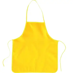 Comparateur de prix : Tablier jaune de protection peinture, set de 10, 100 % polyester