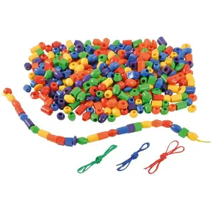 Eduplay Perles à enfiler multicolores, mélangées pas cher