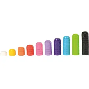 Boutons chapeaux à empiler, set de 1000 pces en coffret