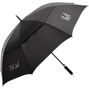 Parapluie fiable TiCad Windbuster Noir 36x130 cm Z505110Vendu parespace-golf