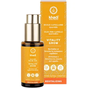 Khadi - Huile capillaire ayurvédique Vitality Grow 50 ml - Khadi pas cher