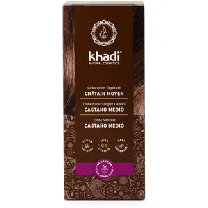 Khadi - Couleur de teinture végétale Marron moyen 100 g pas cher