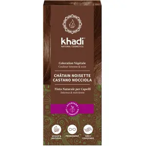 Khadi - Coloration permanente aux plantes Noisette 100 g - Khadi pas cher