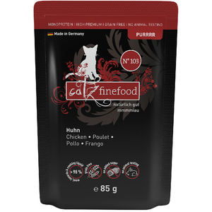 Comparateur de prix : 8x85g poulet No. 103 Purrrr Catz finefood - Nourriture pour Chat