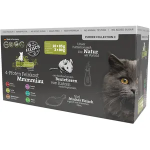 Comparateur de prix : 12x85g catz finefood Purrrr lot mixte II - Pâtée pour chat