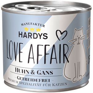 Hardys LOVE AFFAIR 6 x 200 g / 185 g pour chat - poulet, oie (6 x 200 ... pas cher