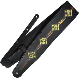 Richter 1640 Machine Head, Black, sangle de guitareVendu parbax-music