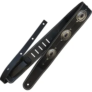 Richter 1777 Raw Ii Concho Black Old Silver Sangle De GuitareVendu parbax-music