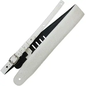Richter 1067 Luxury, Beluga White, sangle de guitareVendu parbax-music