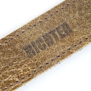 Richter 1045 Worn Natural Slim Deluxe XL Guitar Strap sangle de guitar...Vendu parbax-music