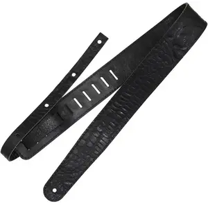 Comparateur de prix : Richter Raw Ii Contour Croc Black 1488 Sangle Guitare