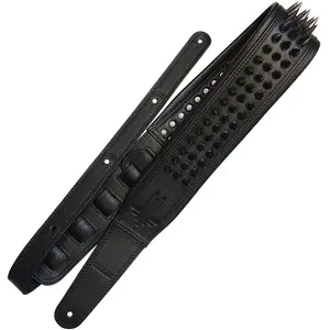 Richter Nergal Signature Courroie de guitare BlackVendu parbax-music