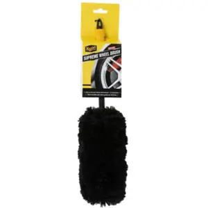 Comparateur de prix : Meguiar's Supreme Wheel Brush, Brosse pour Roues de Voiture, Medium
