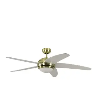 Comparateur de prix : Pepeo Ventilateur de plafond Melton Laiton / Blanc