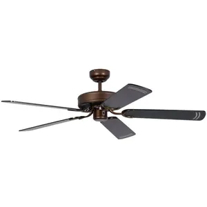 PEPEO Ventilateur de plafond classique silencieux 132 cm bronze antique pales noires - Potkuri PepéoVendu paramazon