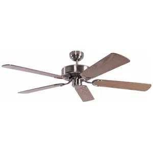 Comparateur de prix : Pepéo Ventilateur de plafond Silver et Chene Pepeo GmbH 1336201232_v2
