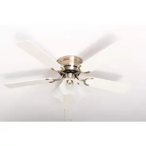 Pepeo 105420190 Ventilateur de Plafond, Métal, 44 W, Blanc/érable, 105 cmVendu paramazon